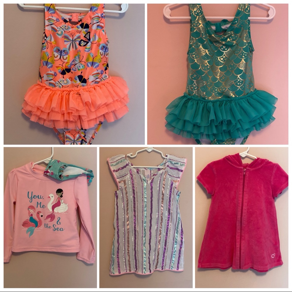 Girls 4T Swim Lot